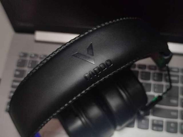 无敌雷柏VH850电竞耳机测评尊龙凯时app灯光炫酷性价比(图1)